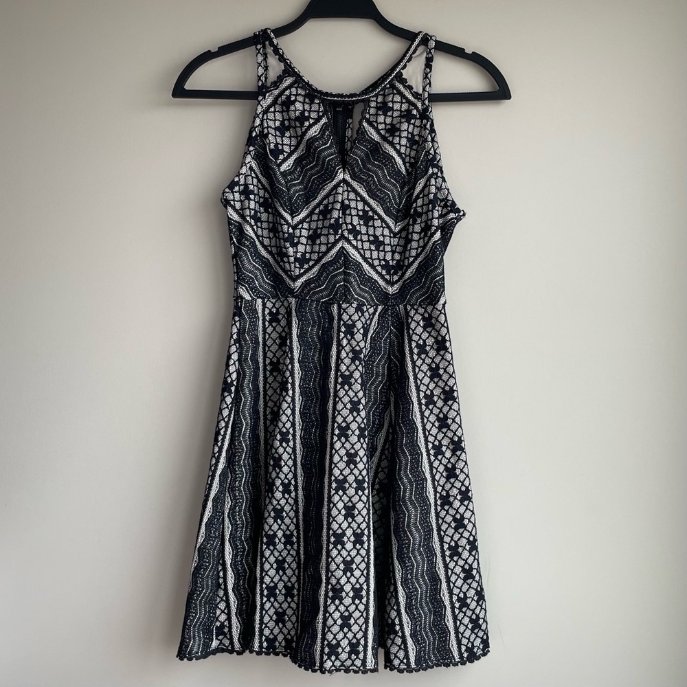 Free People Black Lace Mini Dress